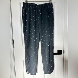 Marine Layer Allison Re-Spun Women’s Pull-On Pants: Card Suit Pattern - Medium